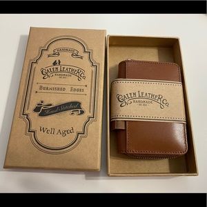 NWT Galen Leather Co. EDC Leather Wallet, Brown